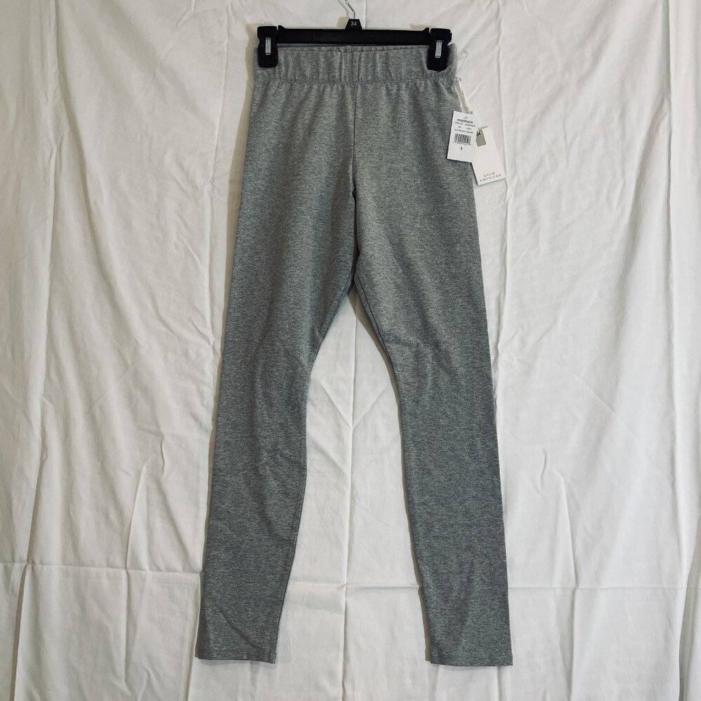Good American Leggings Womens 2 High Rise Stretch Compression Quick Dry Athletic